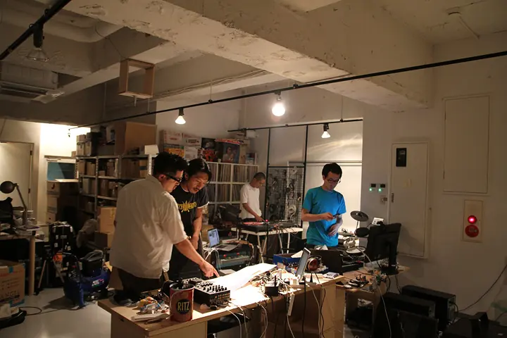 live visuals for KeizoMach!ne at Womb