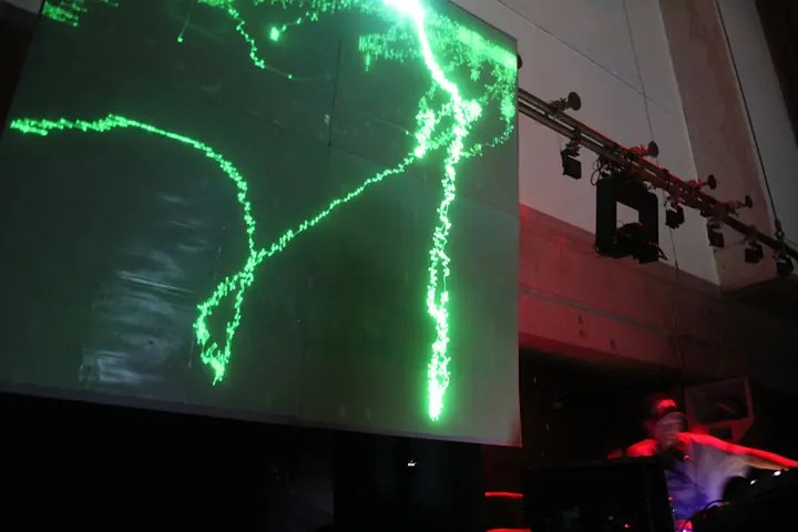 live visuals for KeizoMach!ne at Womb