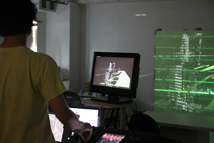 live visuals for KeizoMach!ne at Womb