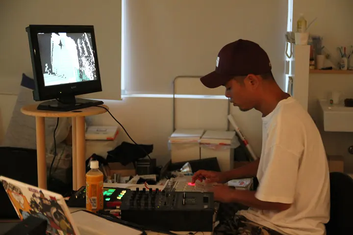 live visuals for KeizoMach!ne at Womb