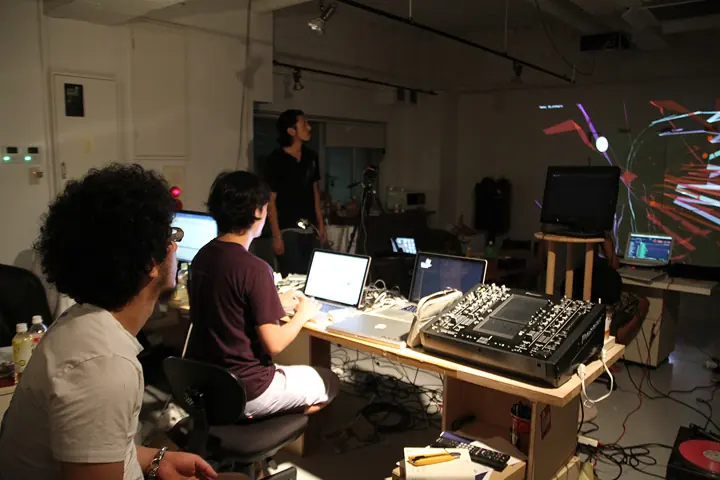 live visuals for KeizoMach!ne at Womb