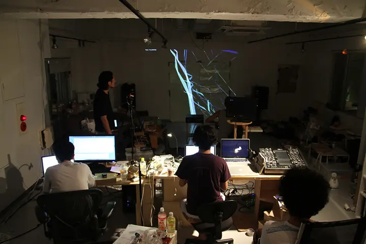 live visuals for KeizoMach!ne at Womb