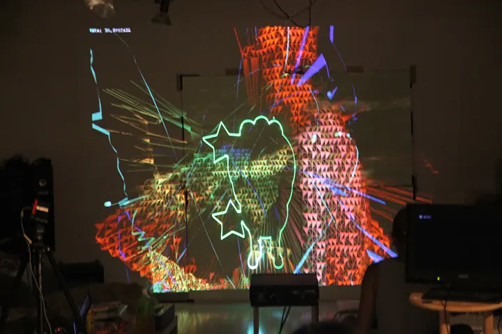 live visuals for KeizoMach!ne at Womb