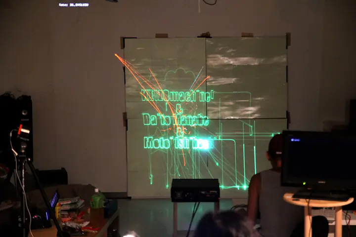 live visuals for KeizoMach!ne at Womb