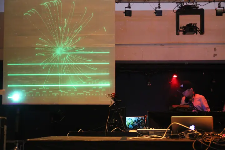 live visuals for KeizoMach!ne at Womb