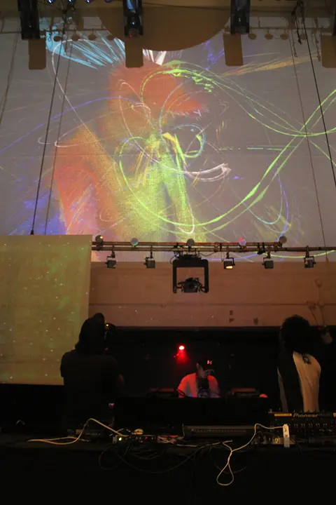 live visuals for KeizoMach!ne at Womb
