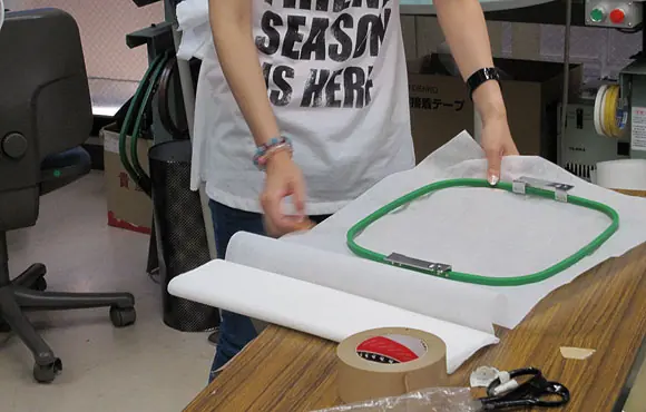 Pa++ern esoteric language for embroidery