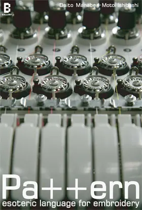 Pa++ern esoteric language for embroidery
