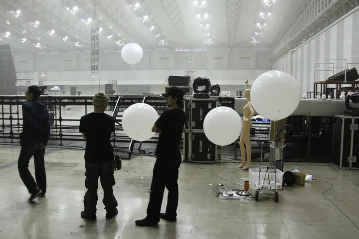 interactive system for “1 2 3 4 5 6 7 8 9 10″ and “Perfume’s Rule”