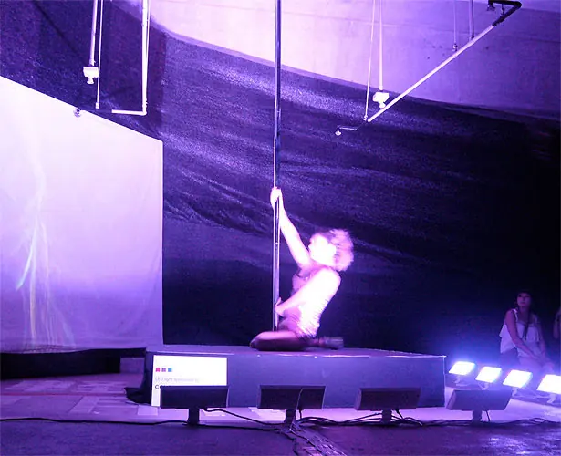 Interactive Lighting System for a Poledance