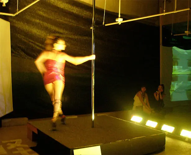 Interactive Lighting System for a Poledance