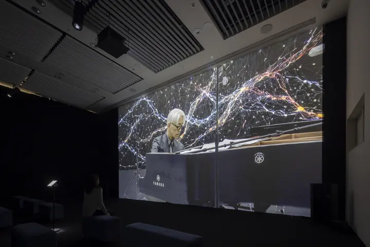 Tribute to RYUICHI SAKAMOTO - Generative MV @NTT InterCommunication Center [ICC]