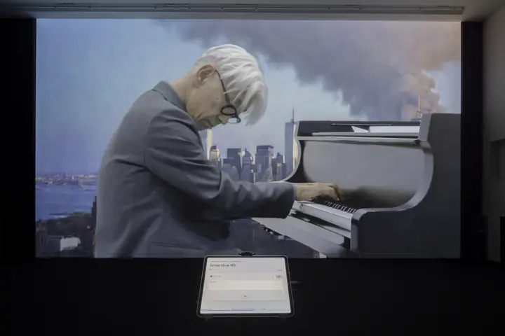 Tribute to RYUICHI SAKAMOTO - Generative MV @NTT InterCommunication Center [ICC]