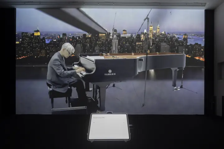 Tribute to RYUICHI SAKAMOTO - Generative MV @NTT InterCommunication Center [ICC]