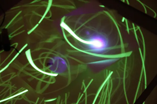 UV laser fade out test