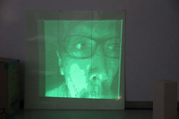 UV laser fade out test