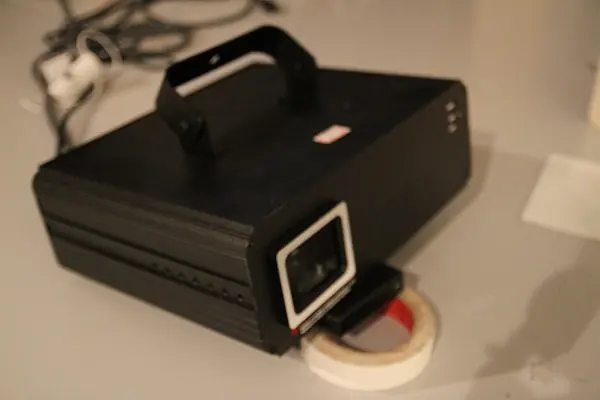 UV laser fade out test