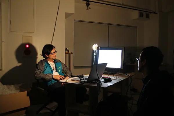 UV laser fade out test