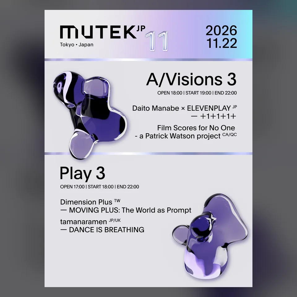 MUTEK.JP 2026 — A/Visions 3