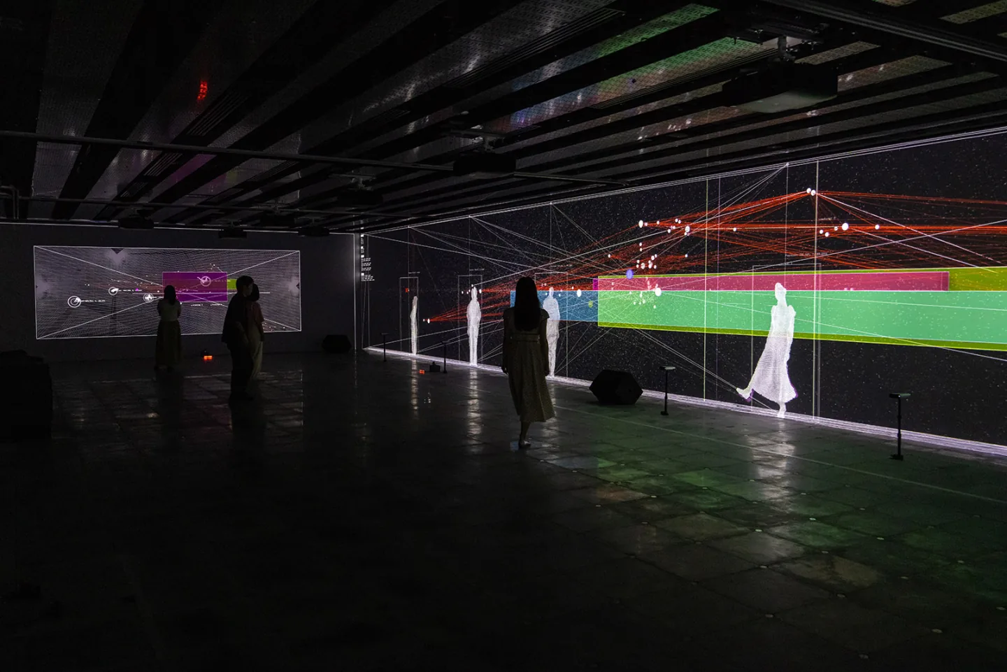 作品「PolyNodes Installation Debug Views (ポリノーズ・インスタレーション・デバッグ・ビュー)」その1