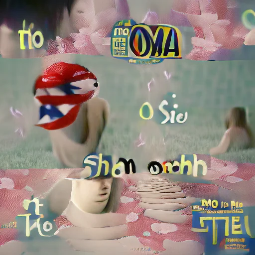 VQGAN+CLIP output for O MO TE NA SHI
